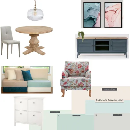 הילה ושלום Interior Design Mood Board by netanevohorovitz