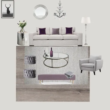 Purple Decor living room Interior Design Mood Board by Claudia on Style Sourcebook