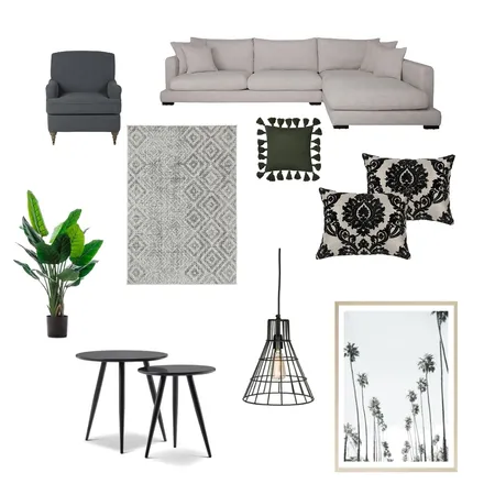 מונורכומטי Interior Design Mood Board by reizi