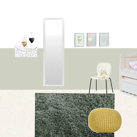 החדר של אמה 2 Interior Design Mood Board by livnatdoron