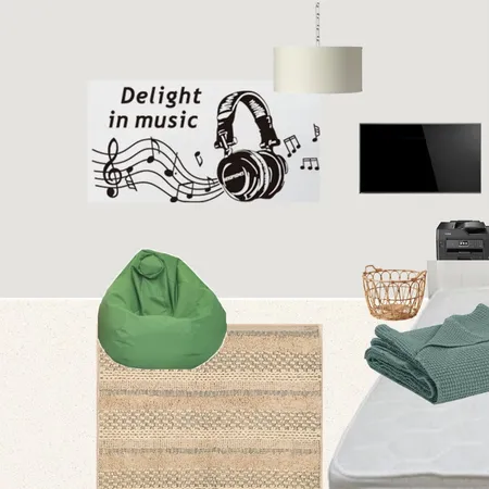החדר של טומי 2 Interior Design Mood Board by livnatdoron