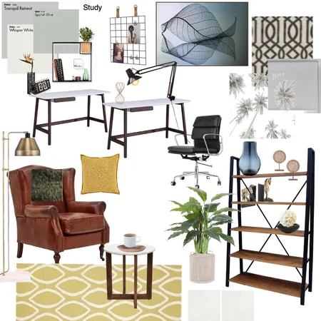 Study Interior Design Mood Board by Daleen on Style Sourcebook