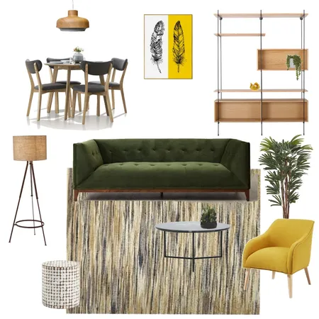 ירוק וצהוב Interior Design Mood Board by yuvaltesler on Style Sourcebook