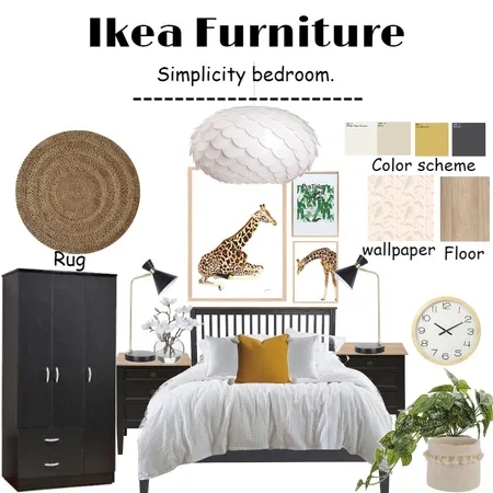 ikea bedroom Interior Design Mood Board by Rasha94 on Style Sourcebook
