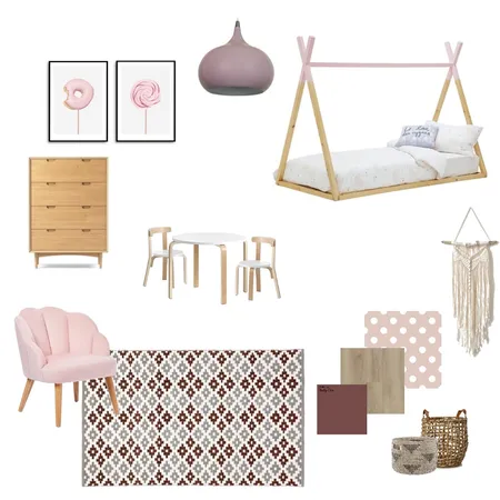 מתינוקת לילדה Interior Design Mood Board by yuvaltesler