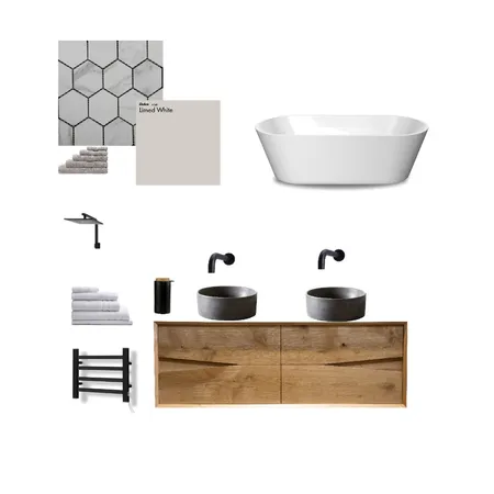 אמבטיה עץ שחור אפור Interior Design Mood Board by ry123 on Style Sourcebook