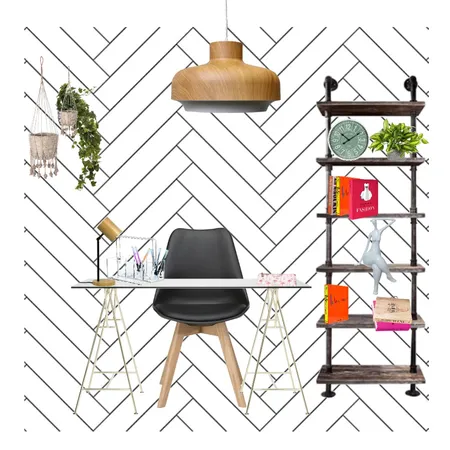 חדר עבודה Interior Design Mood Board by guttbatchen on Style Sourcebook