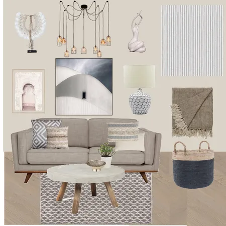 Scandi Chic Living Room Interior Design Mood Board by pross80 on Style Sourcebook