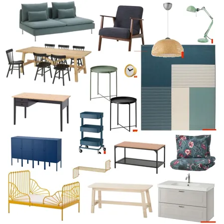 איקאה סייל Interior Design Mood Board by liorturkaspa