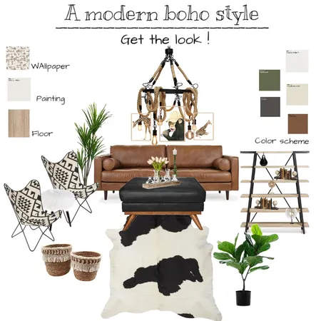 boho style Interior Design Mood Board by Rasha94 on Style Sourcebook