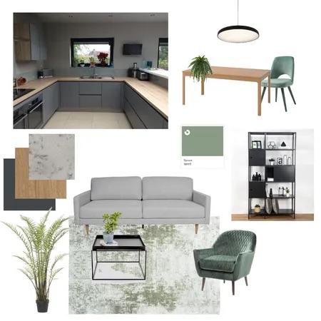 חלל ציבורי ירוק Interior Design Mood Board by yuvaltesler on Style Sourcebook