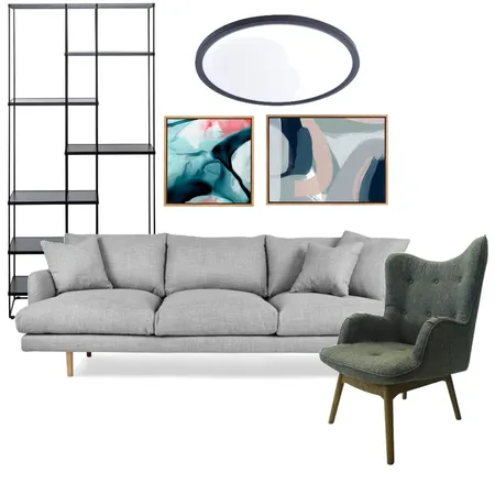 סלון Interior Design Mood Board by rikiduday