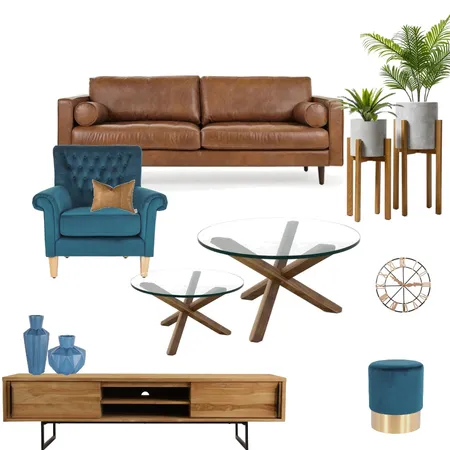 סלון Interior Design Mood Board by FURMAN