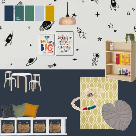 חדר משחקים אראל ואביב Interior Design Mood Board by liat