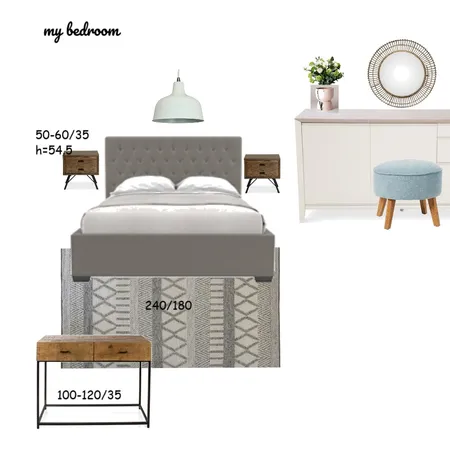 חדר שינה Interior Design Mood Board by iditharpaz