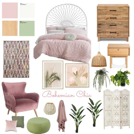 Bohemian Interior Design Mood Board by RegineEvans on Style Sourcebook