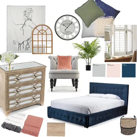 London Contemporary 2020 bedroom Interior Design Mood Board by InteriorsBySophie