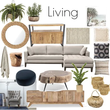living room Interior Design Mood Board by lottie