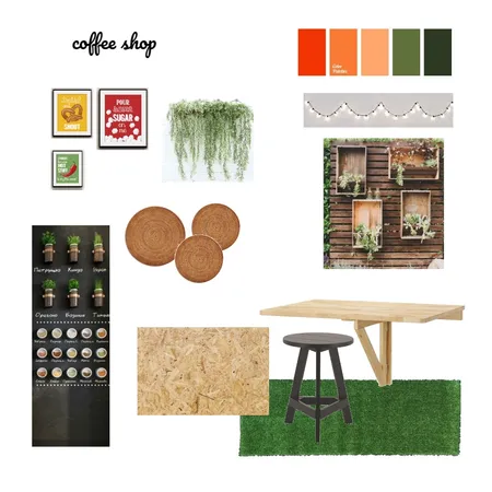 בית קפה Interior Design Mood Board by bellezza on Style Sourcebook