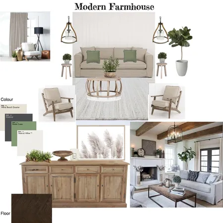 Modern Farmhouse Interior Design Mood Board by MALA Design on Style Sourcebook