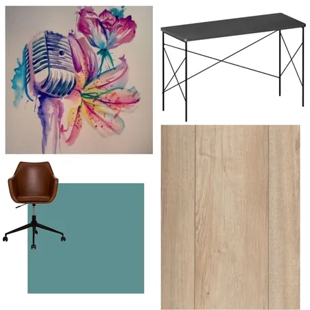 חדר הקלטות Interior Design Mood Board by avital