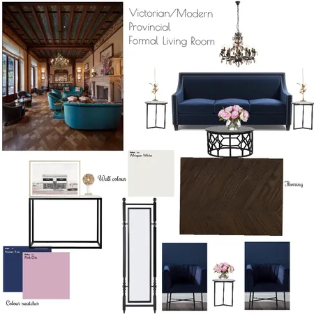 Victorian Living Room Interior Design Mood Board by MALA Design on Style Sourcebook