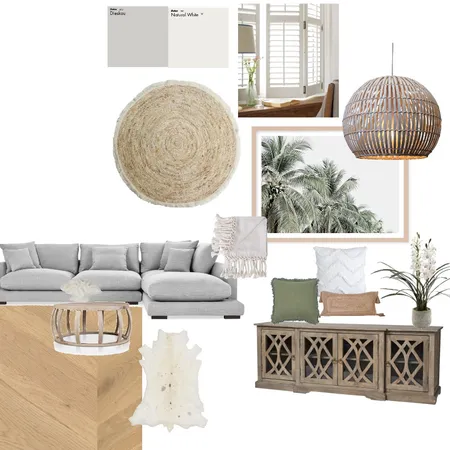 casual beach vibe Interior Design Mood Board by ldcknsn
