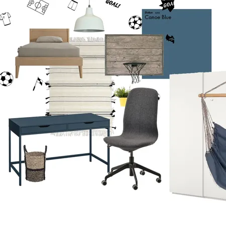 חדר אורי- ספורט Interior Design Mood Board by shanipalmai on Style Sourcebook