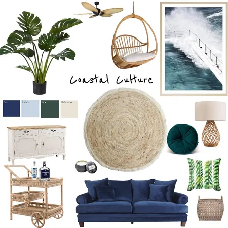 Coastal Cool Interior Design Mood Board by bfreese on Style Sourcebook
