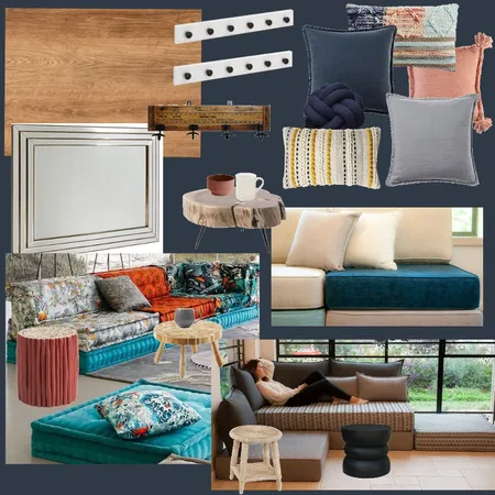 מ.א מנשה מקלט מזרנים Interior Design Mood Board by ormashiach