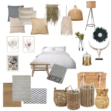 עינב ואיל אברהם - סוויטת הורים Interior Design Mood Board by rinchik