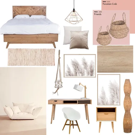 Peaceful Peach Interior Design Mood Board by AnnaK on Style Sourcebook