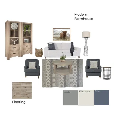 Modern Farmhouse Interior Design Mood Board by eduffy on Style Sourcebook