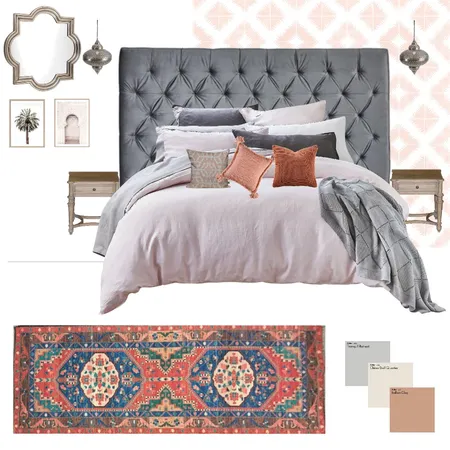חדר שינה פרל Interior Design Mood Board by ataranitzan