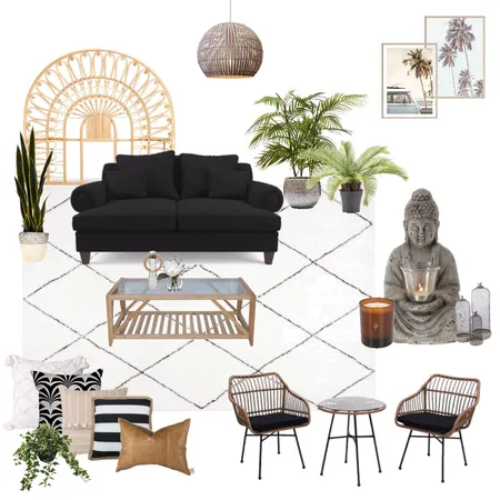 Zen Living by the Beach Interior Design Mood Board by itsslex on Style Sourcebook