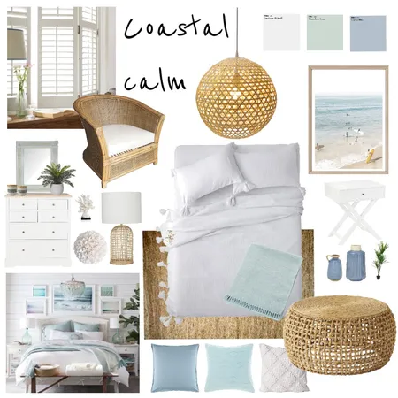 Coastal bedroom moodboard Interior Design Mood Board by CHolmes on Style Sourcebook