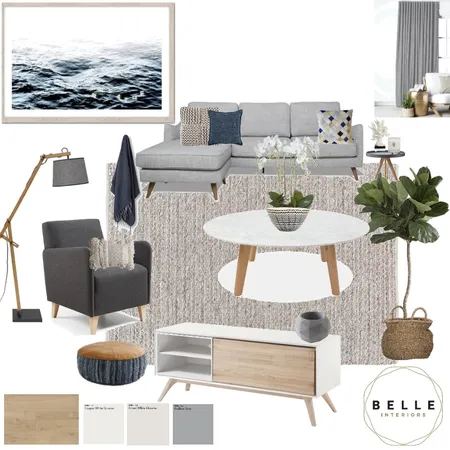 Living room Interior Design Mood Board by Belle Interiors on Style Sourcebook