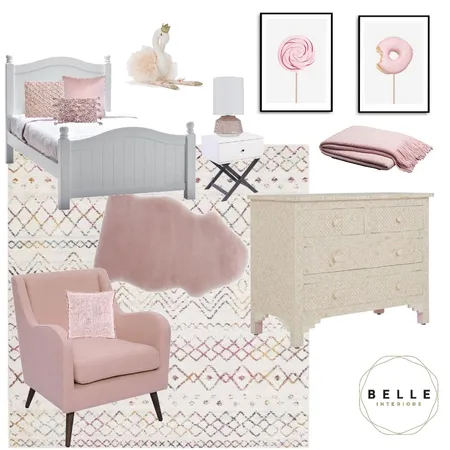 Little Lucys Room Interior Design Mood Board by Belle Interiors on Style Sourcebook