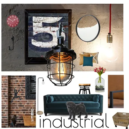 living industrial final Interior Design Mood Board by sunnygrewal on Style Sourcebook