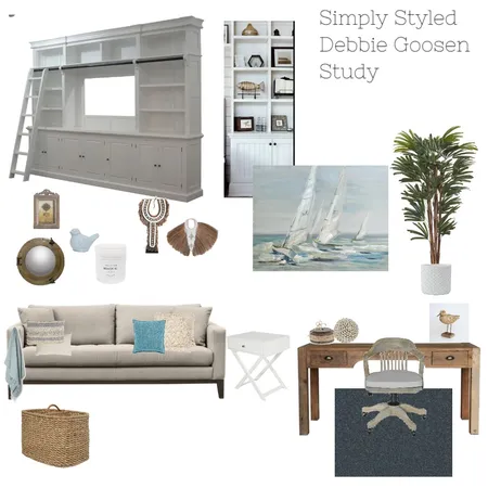 Debbie Goosen Study v2 Interior Design Mood Board by Simply Styled on Style Sourcebook