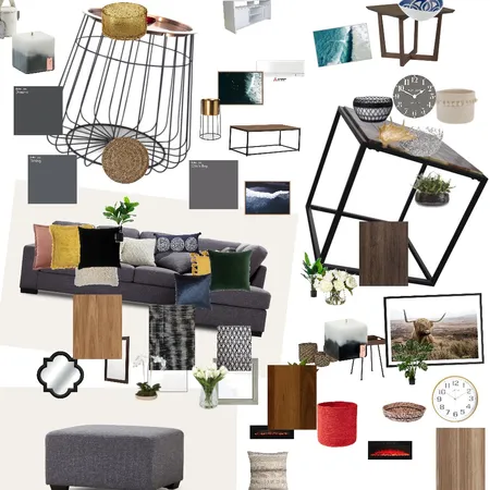 Lounge Interior Design Mood Board by Boo2020