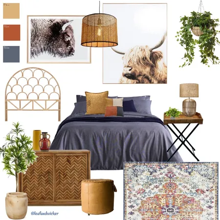 Bedroom Interior Design Mood Board by @leafandwicker on Style Sourcebook