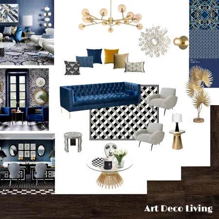 Art Deco Board Interior Design Mood Board by Christine Phillips on Style Sourcebook