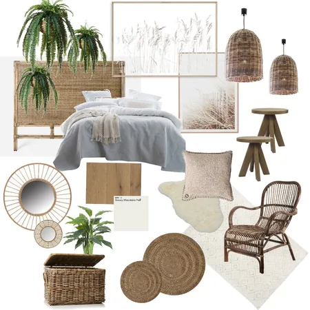 Organic Bedroom Interior Design Mood Board by BrambleWoodLoft on Style Sourcebook
