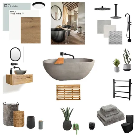 Wabi Sabi Bathroom Interior Design Mood Board by njparker@live.com.au on Style Sourcebook