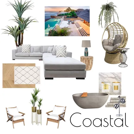 Coastal Chic Interior Design Mood Board by Tam Nguyen on Style Sourcebook