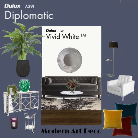 modern art deco Interior Design Mood Board by Harford Jo Interiors