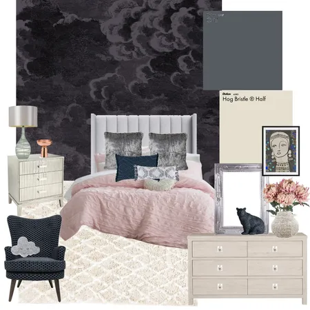 Moody Bedroom Interior Design Mood Board by Whippetgood1 on Style Sourcebook