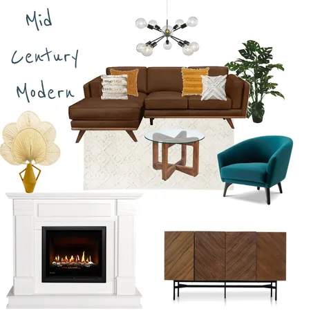 Mid Century Modern Interior Design Mood Board by Evolution Design on Style Sourcebook