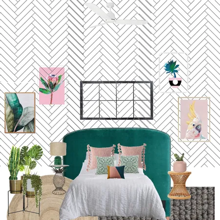 Master Bedroom #4 (wallpaper) Interior Design Mood Board by ali_gee on Style Sourcebook